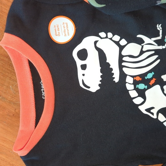 NEW 4 Piece Halloween Dinosaur Pajamas 4T - Picture 2 of 7